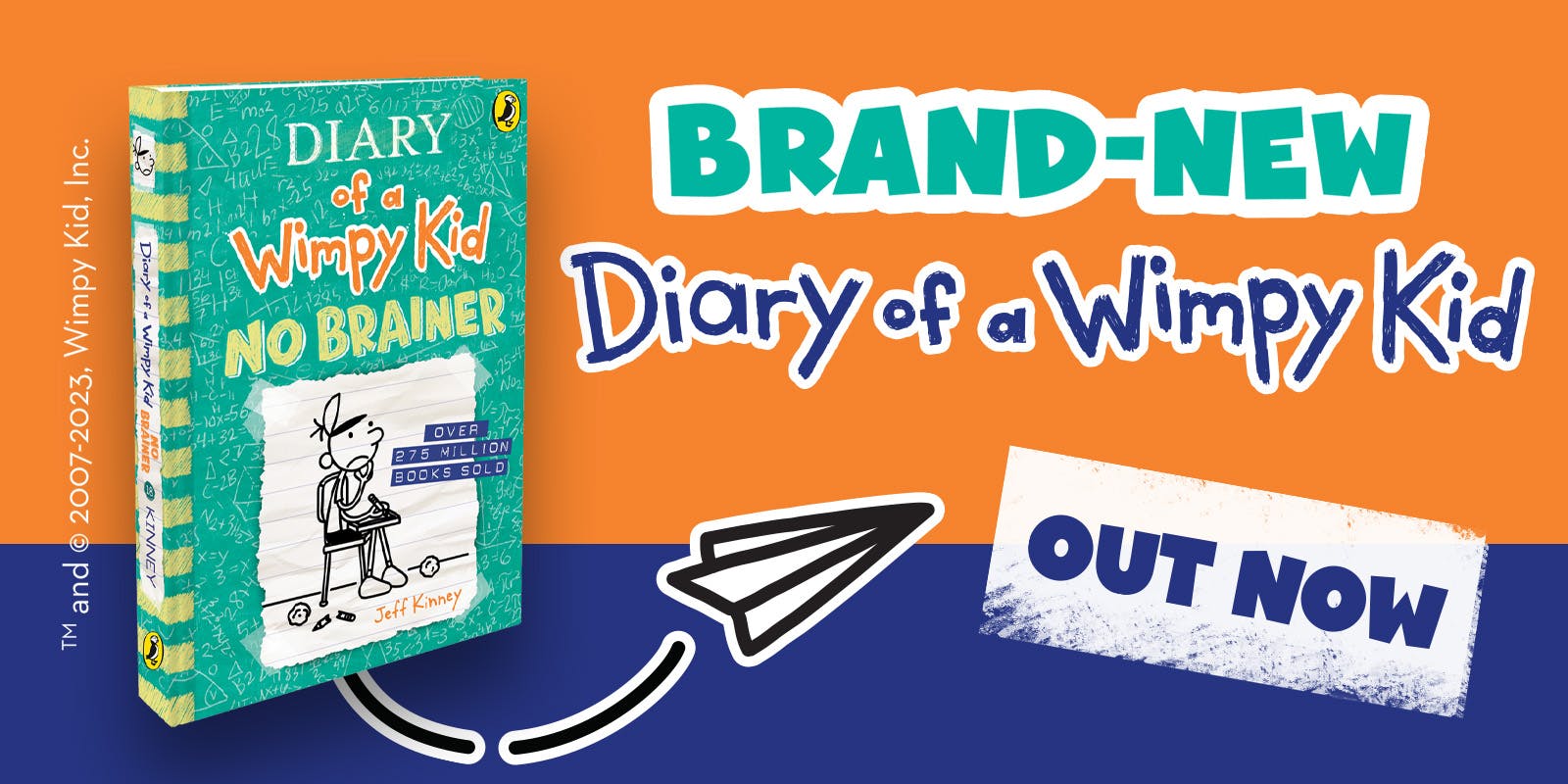No Brainer Diary of Wimpy Kid 18 by Jeff Kinney