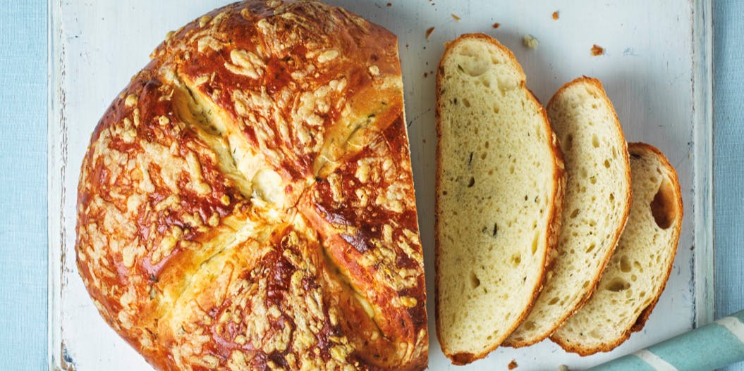 Cheese and herb bread