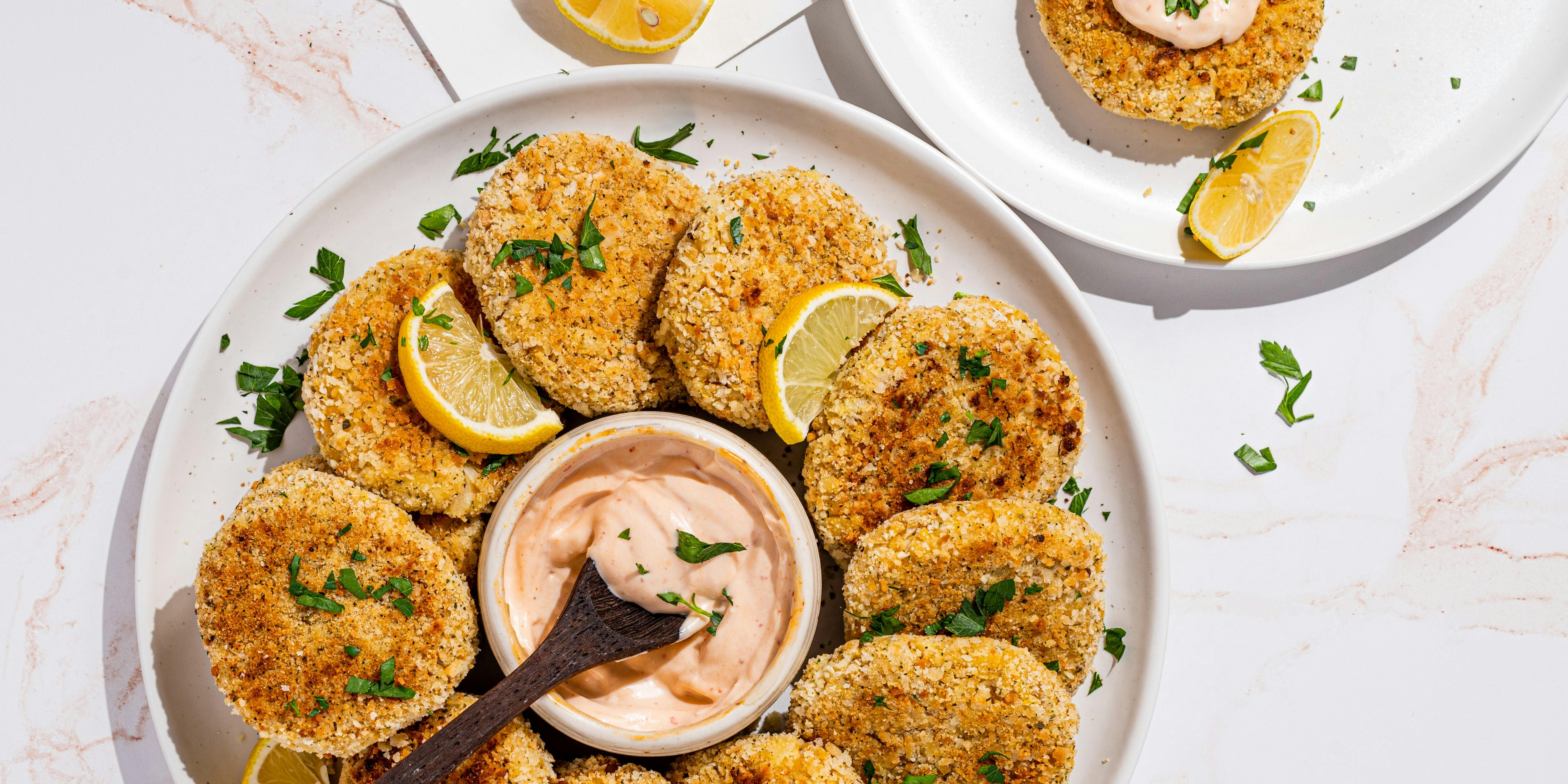 Hearts of palm crab cakes