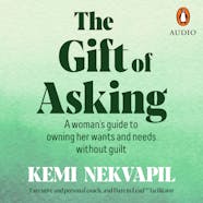 'The Gift of Asking' audiobook cover.