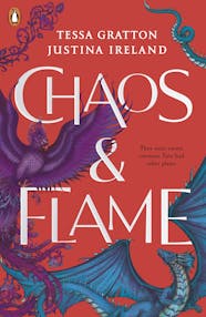 'Chaos and Flame' book cover.