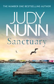 'Sanctuary' book cover by Judy Nunn. 