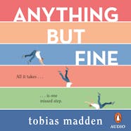 'Anything but Fine' audiobook cover.