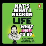 'Life What Nat to Do' audiobook cover.