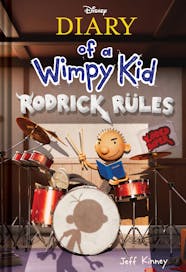 Rodrick Rules: Diary of a Wimpy Kid book 2 book cover.