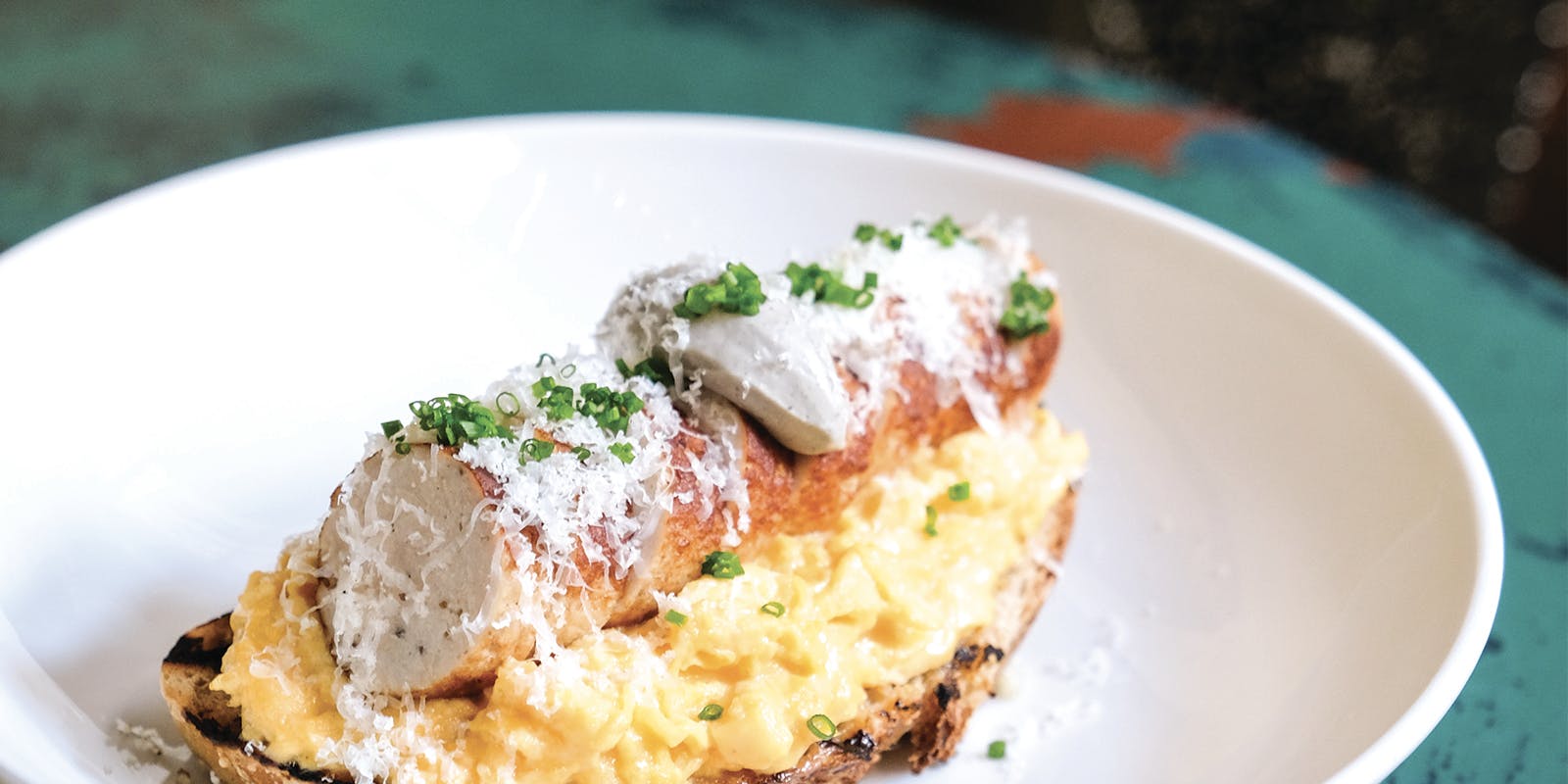 Olive's chicken sausage brunch