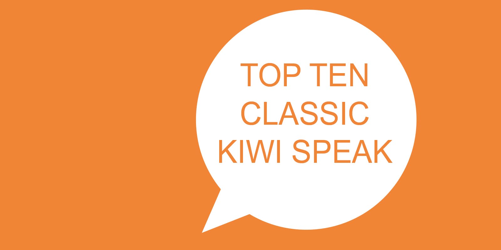 Top ten classic Kiwi phrases
