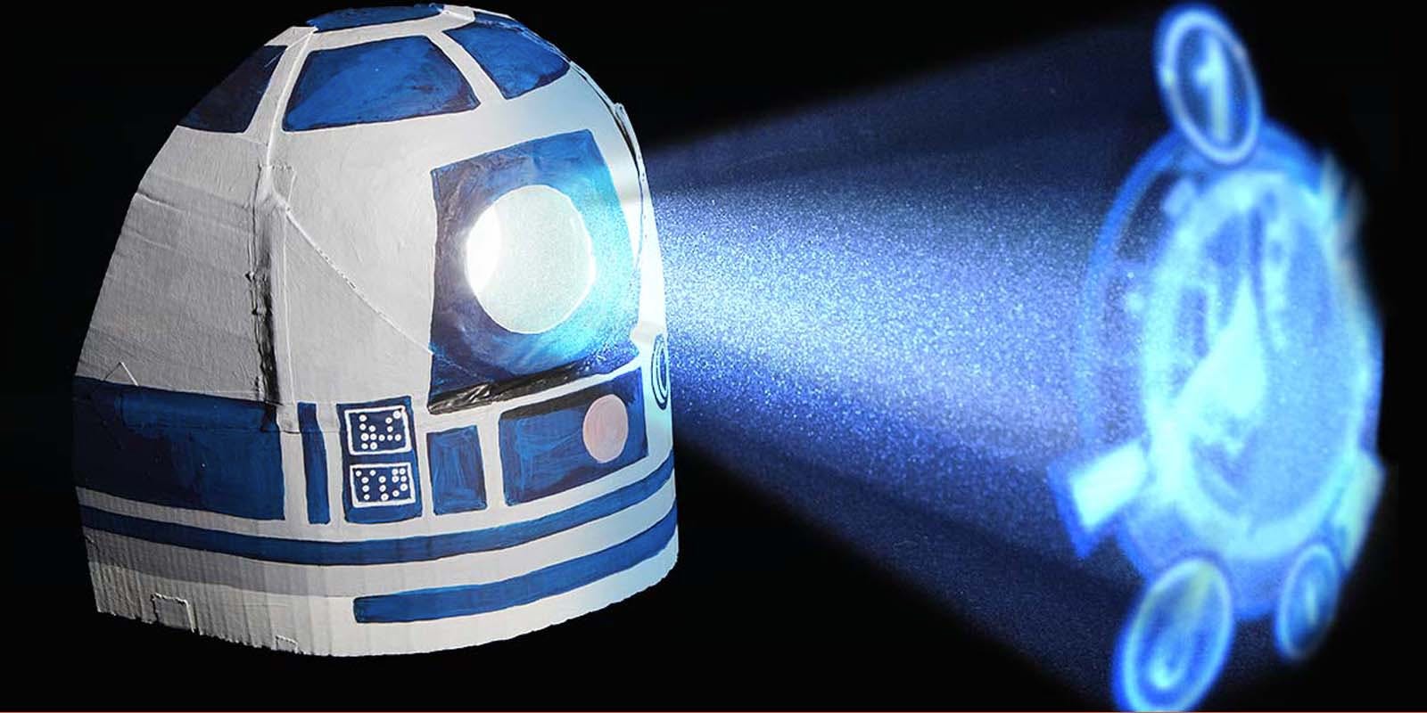 Star Wars™ craft and science project: R2-D2 Holoprojector
