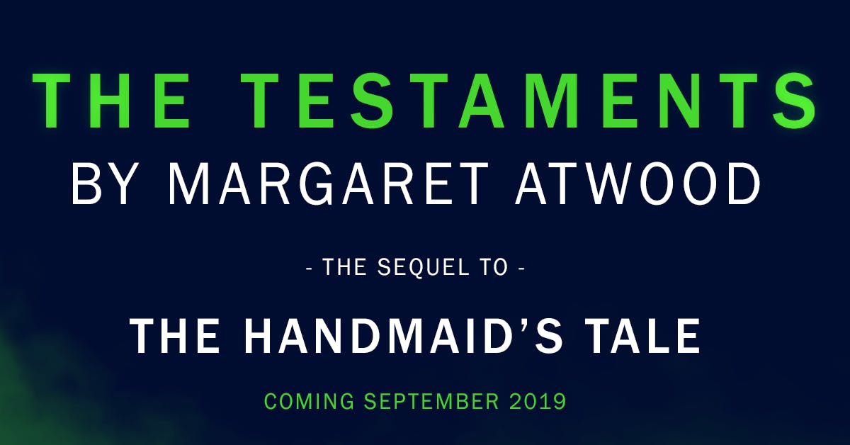 Margaret Atwood writing Handmaid’s Tale sequel