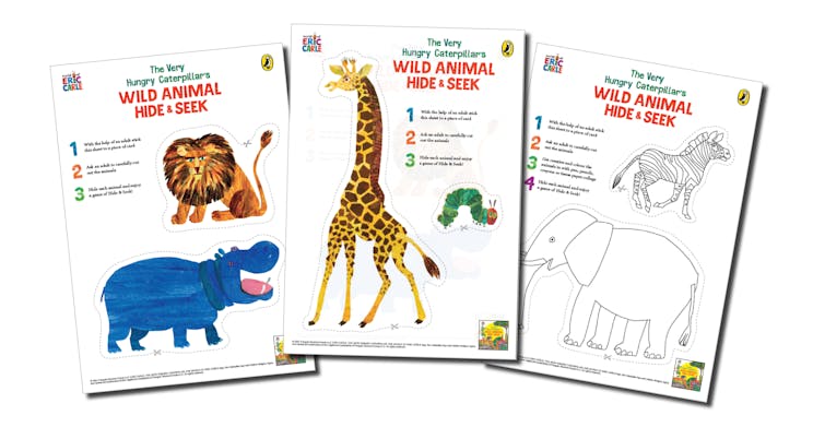 The Very Hungry Caterpillar's Wild Animal Hide and Seek activity pack -  Penguin Books New Zealand