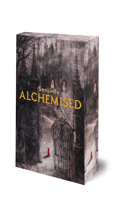 Alchemised by SenLin Yu trade paperback edition with sprayed edges.