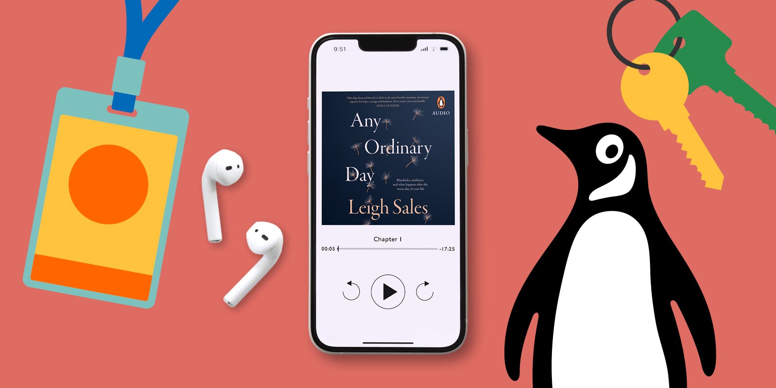 No time to sit down and read? Try an audiobook to listen anywhere, any time