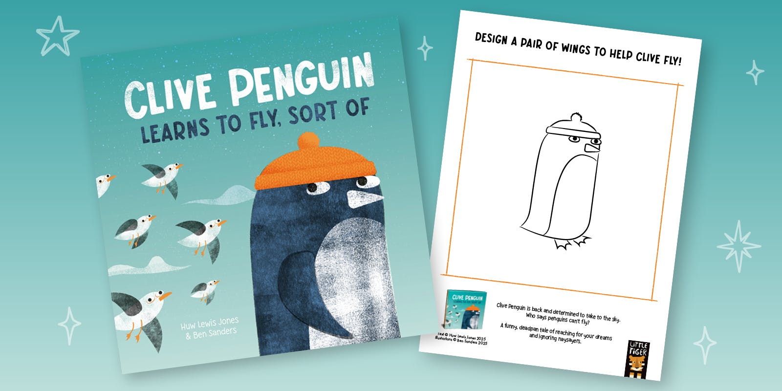 Clive Penguin Learns to Fly, Sort Of - ACTIVITY SHEET