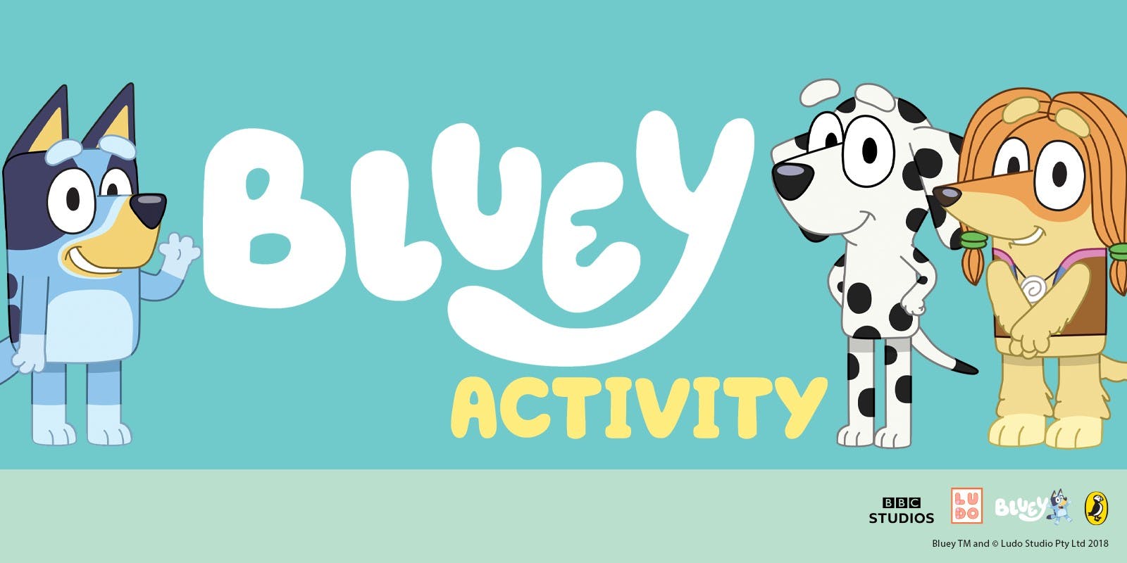 Bluey Pencil Toppers Activity