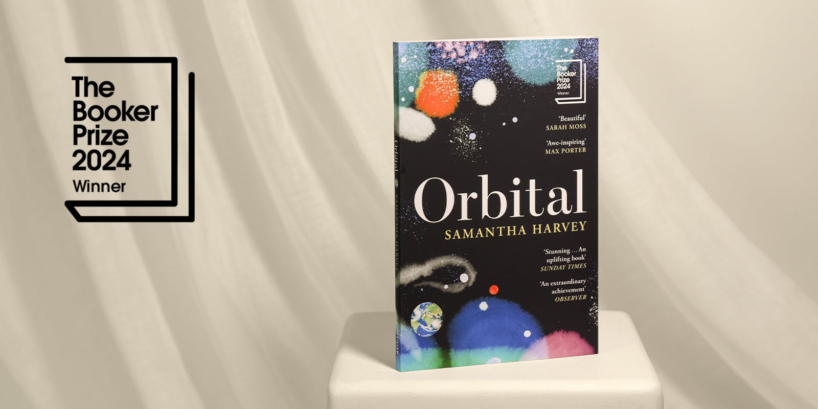 Orbital by Samantha Harvey wins the Booker Prize 2024 Penguin Books