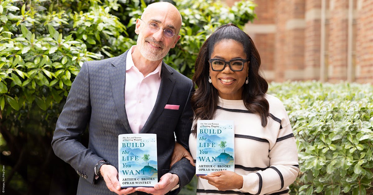 Arthur C. Brooks shares the selfish reason for his new book with Oprah