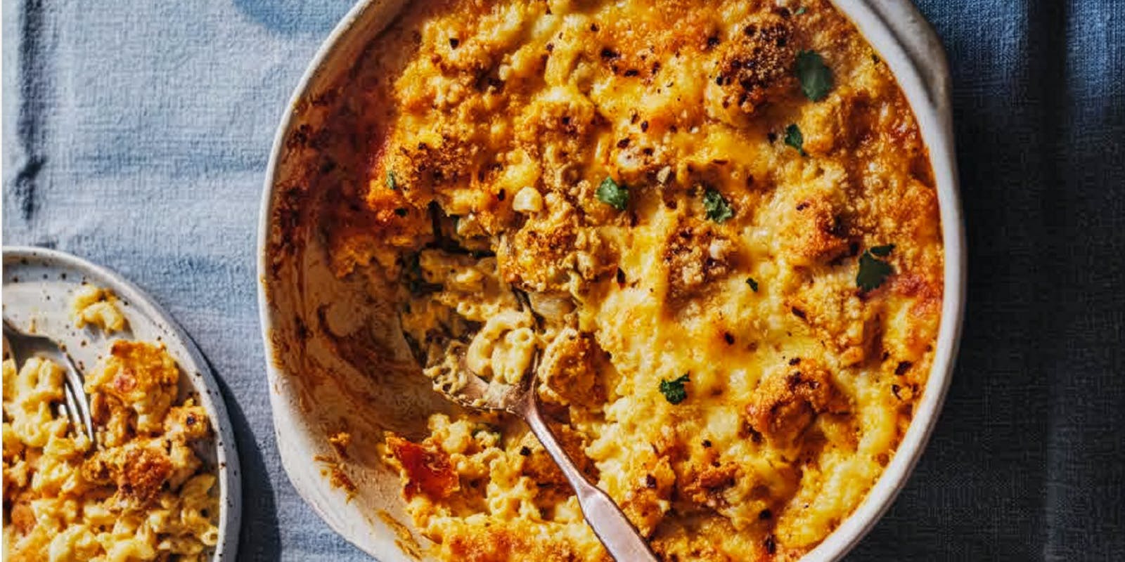 Butter chicken mac & cheese