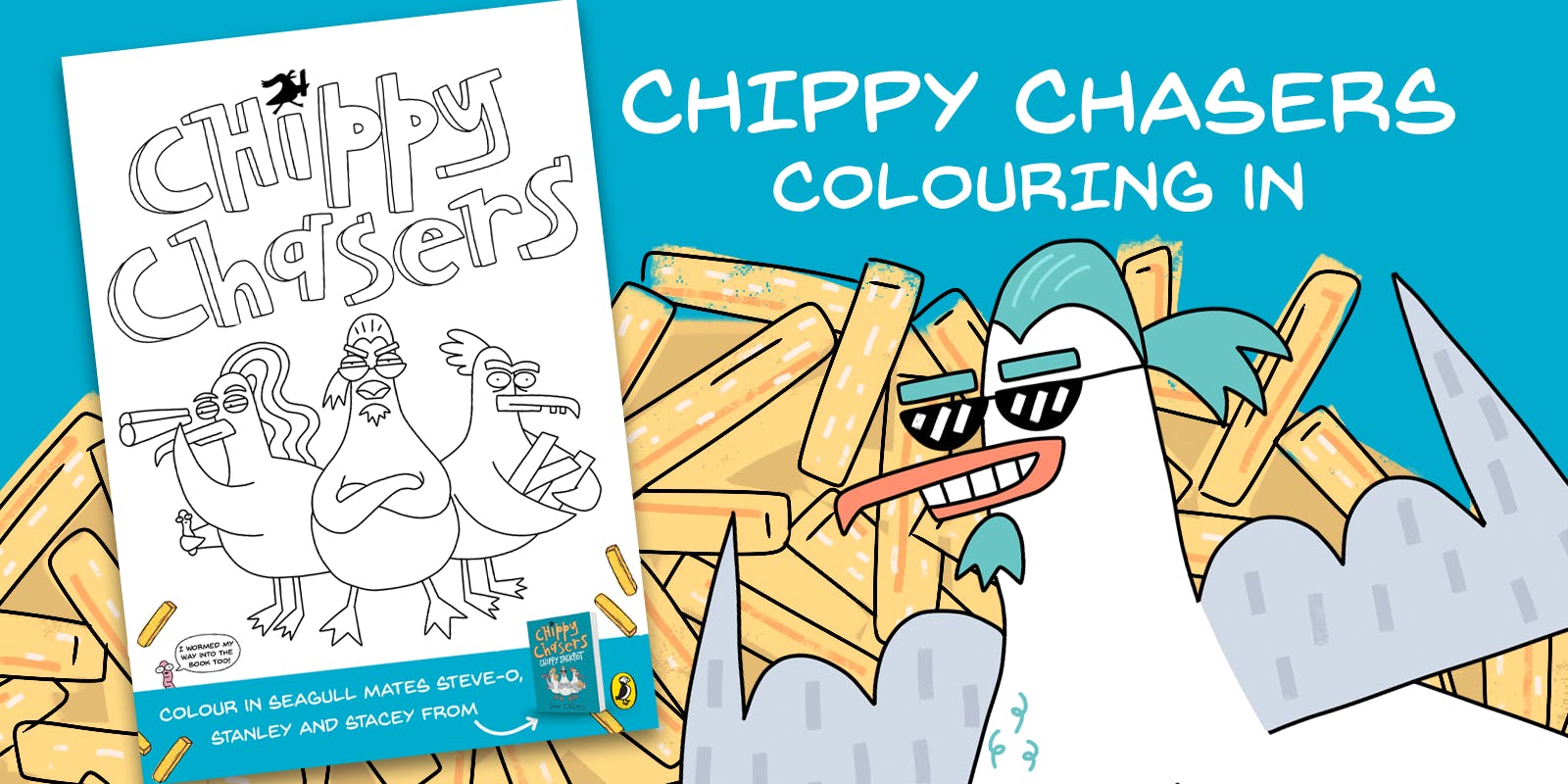 Chippy Chasers Colouring-In