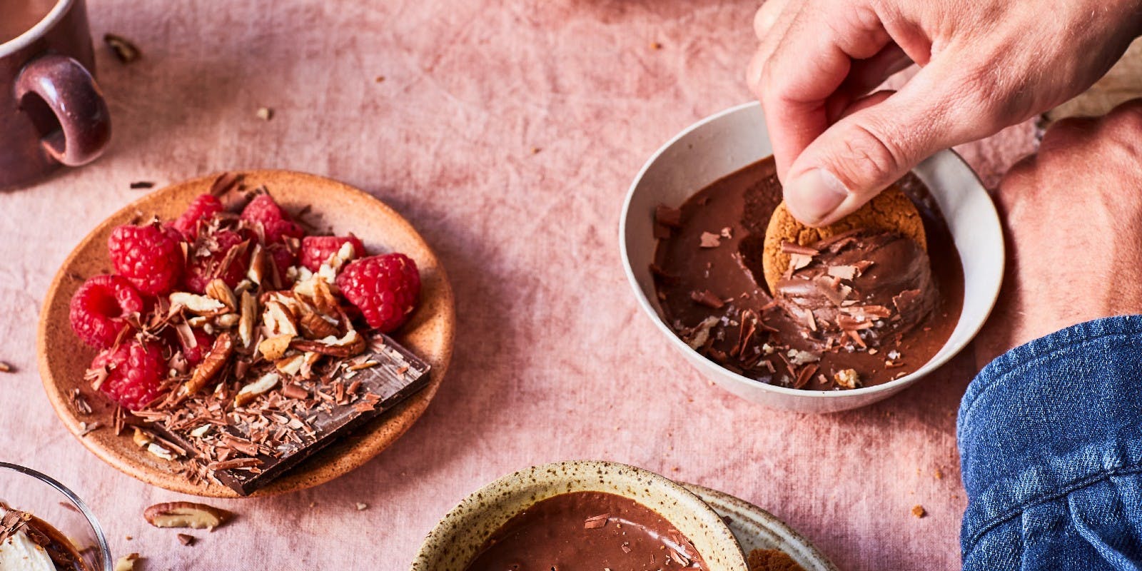 Three-ingredient chocolate pots