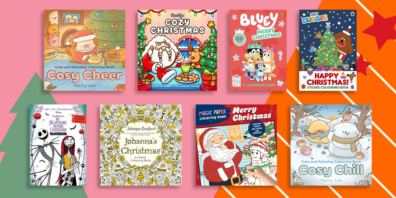 Christmas colouring books