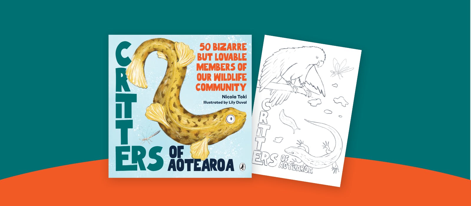 Critters of Aotearoa Colouring in Sheet