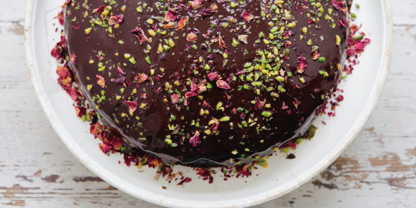 Dark and sumptuous chocolate cake