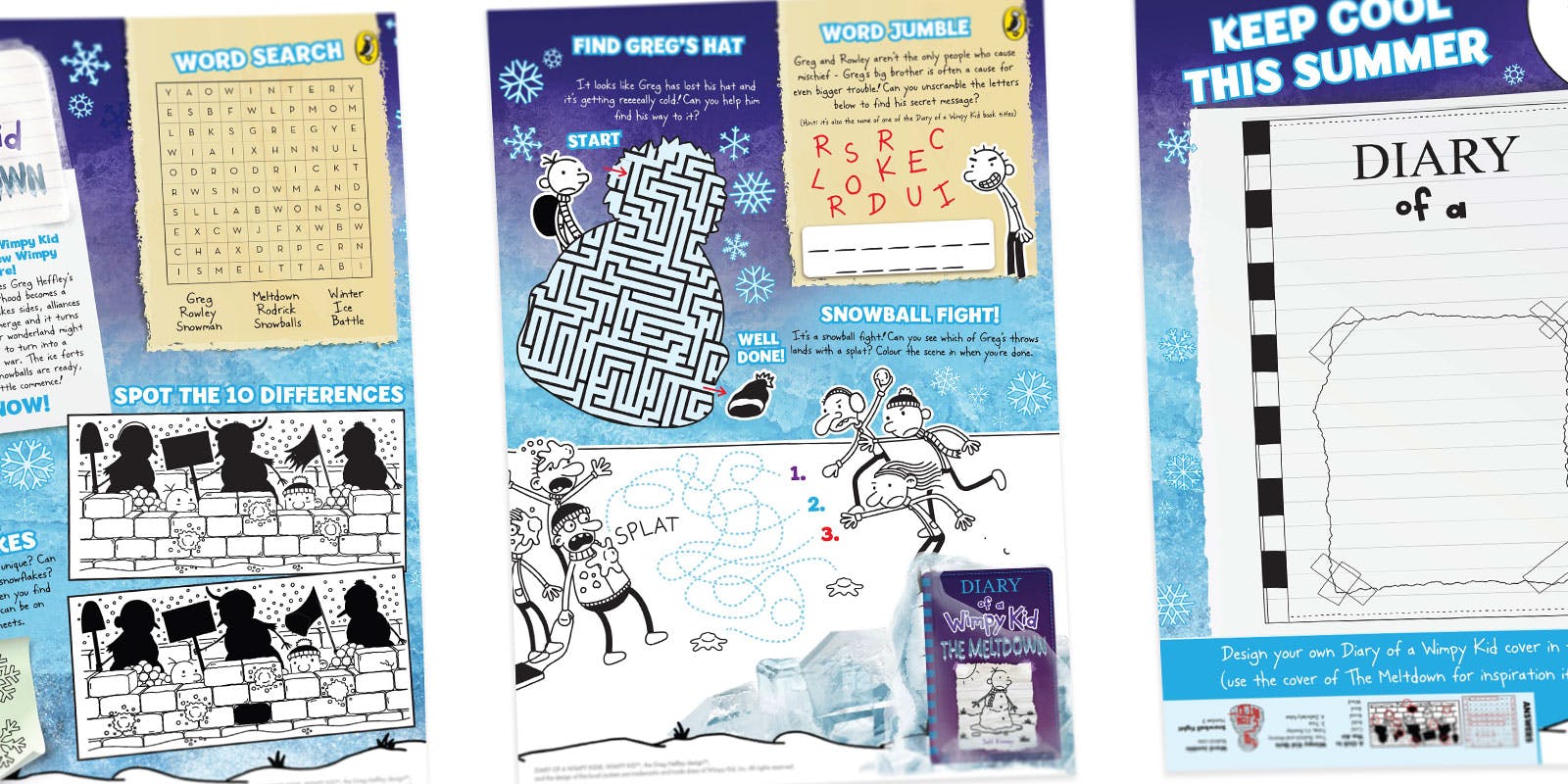 Activity pack - Diary of a Wimpy Kid: The Meltdown