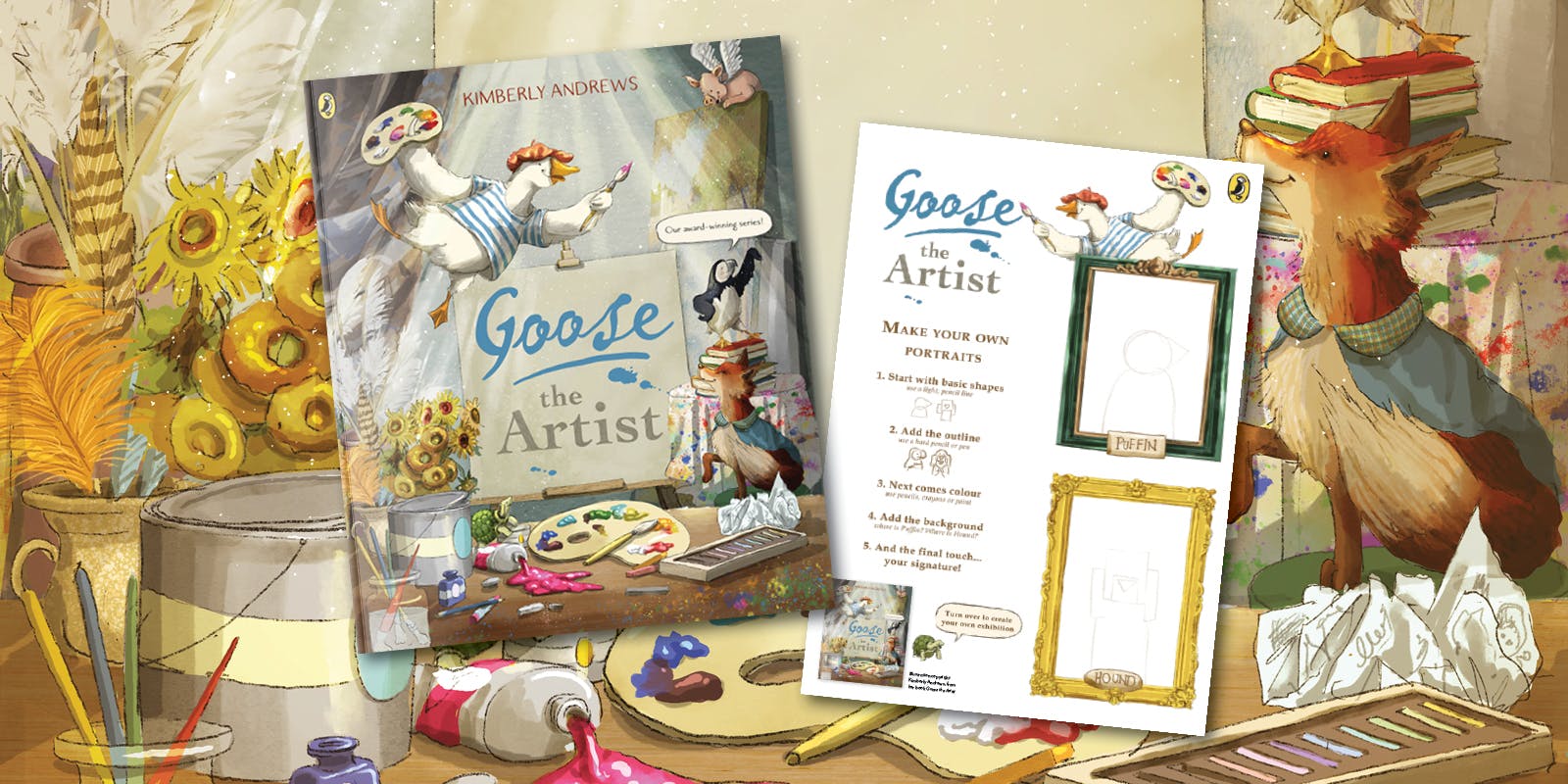 Goose the Artist activity sheet
