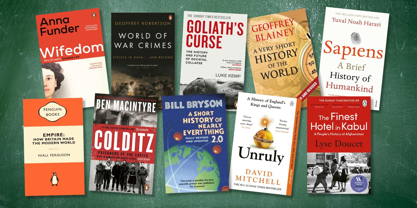 The best history books to read now