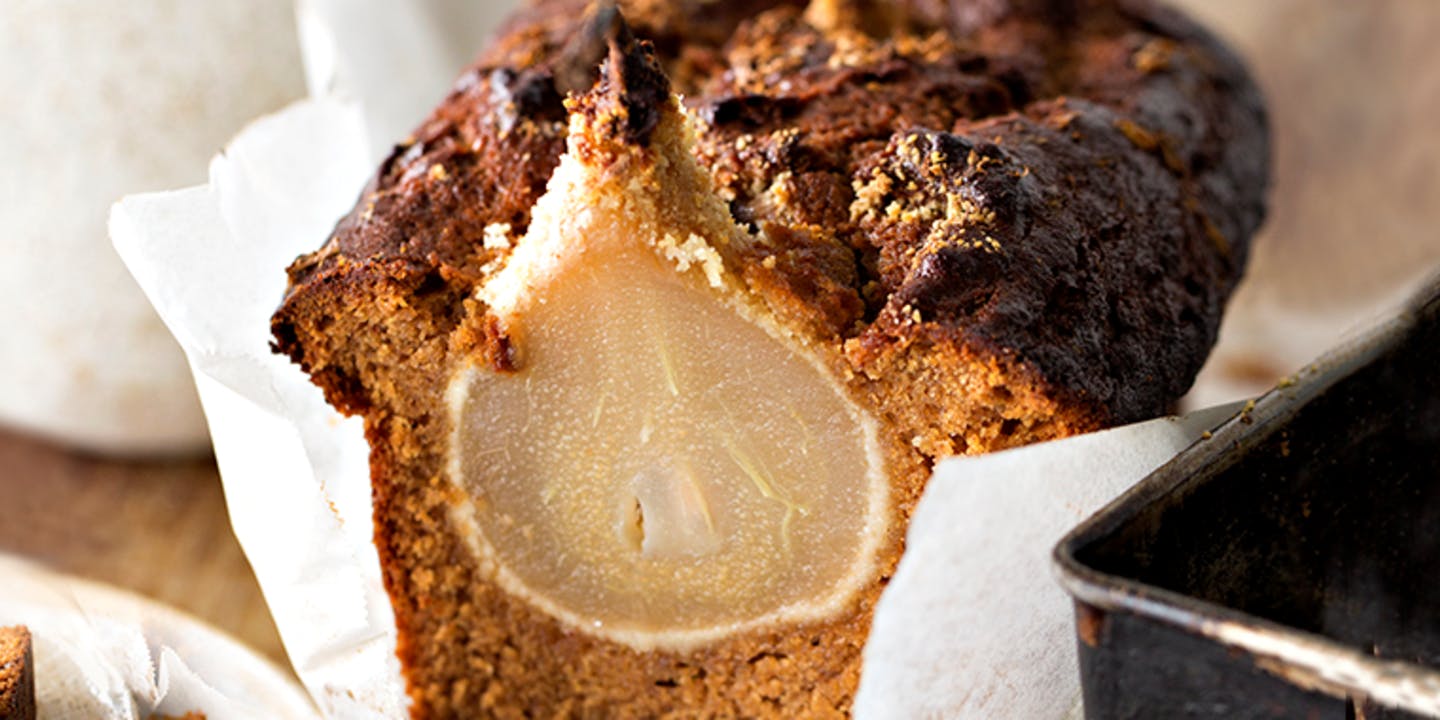 Honey spice pear loaf