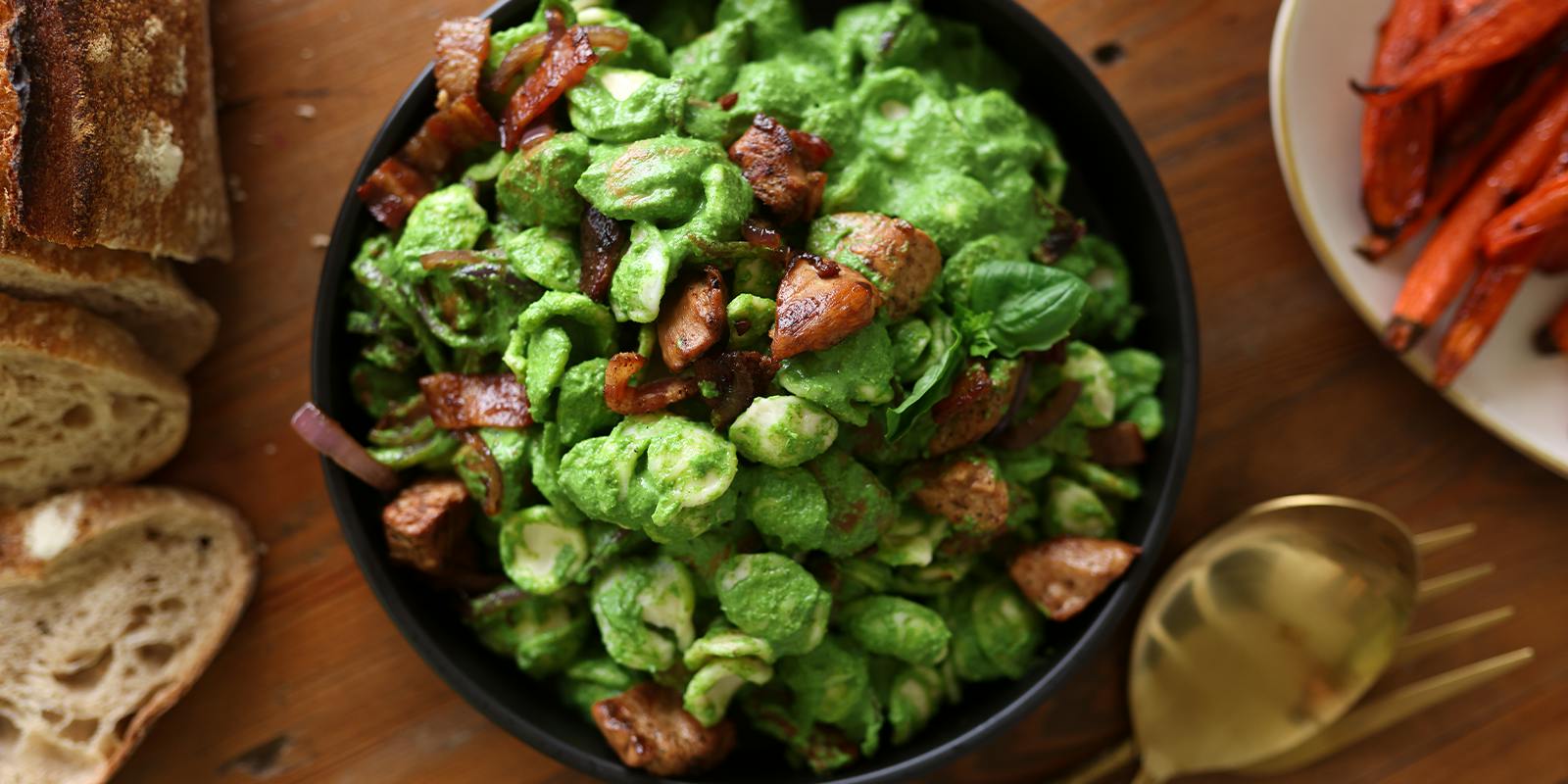 Kale Pesto Pasta
