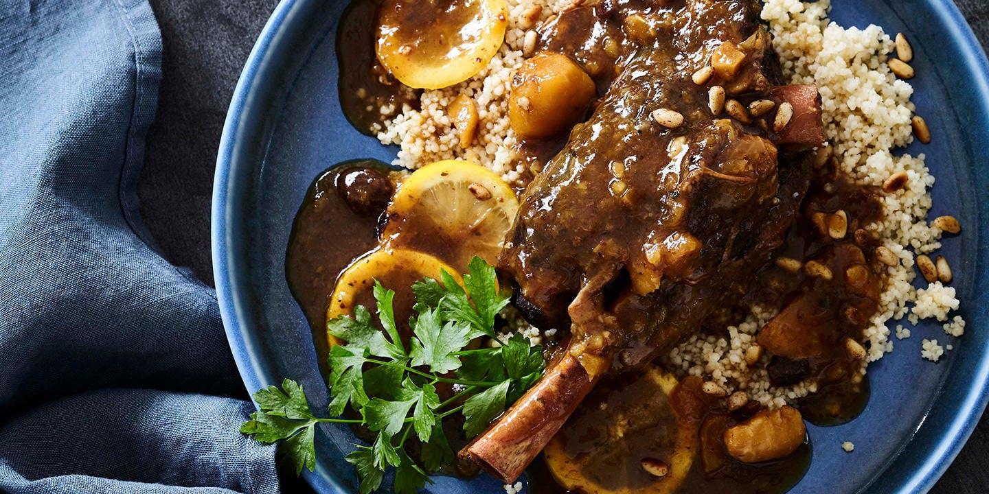 Lamb tagine with lemon and ginger recipe