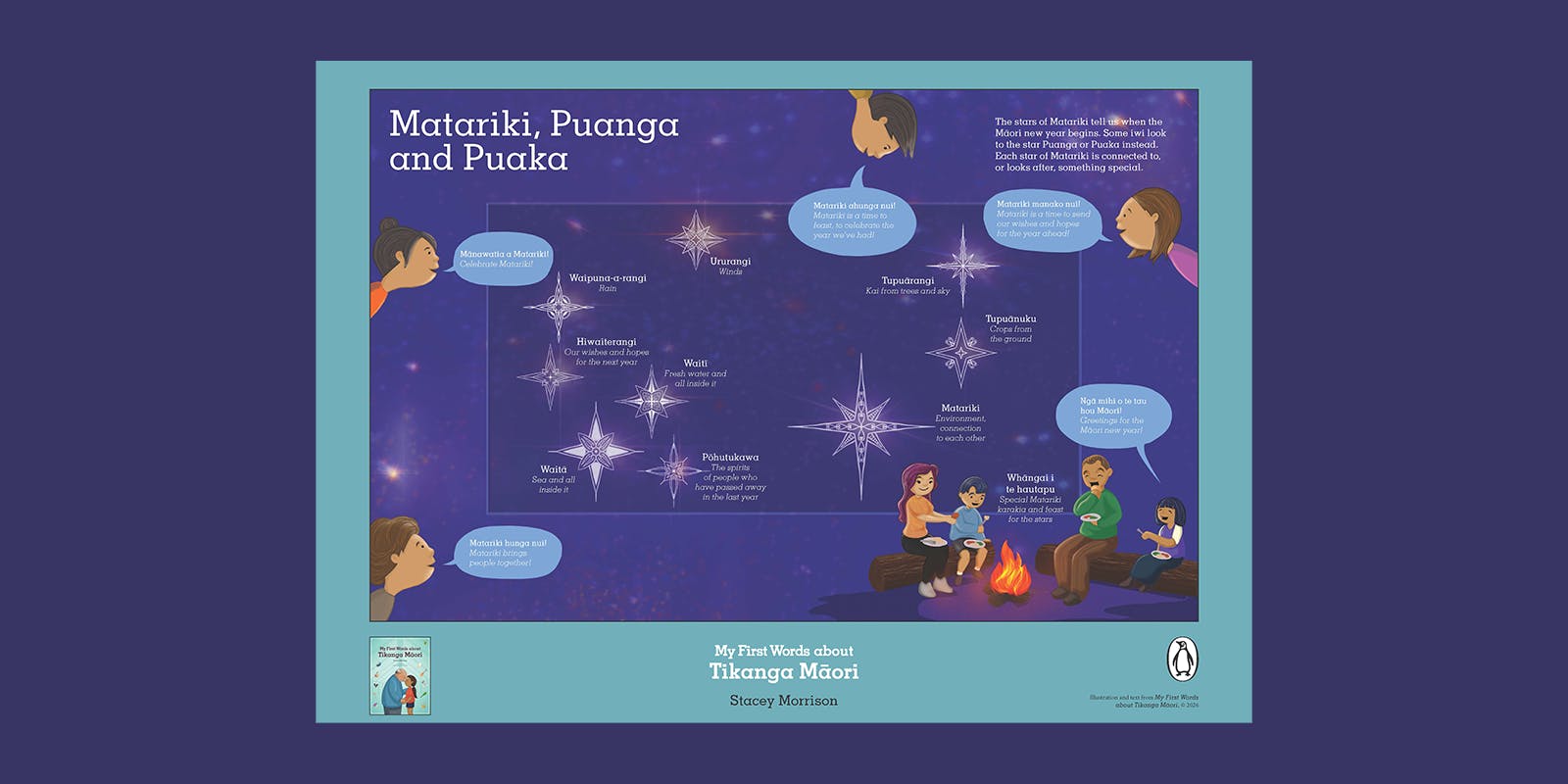 Print-at-Home Poster for Matariki 2026