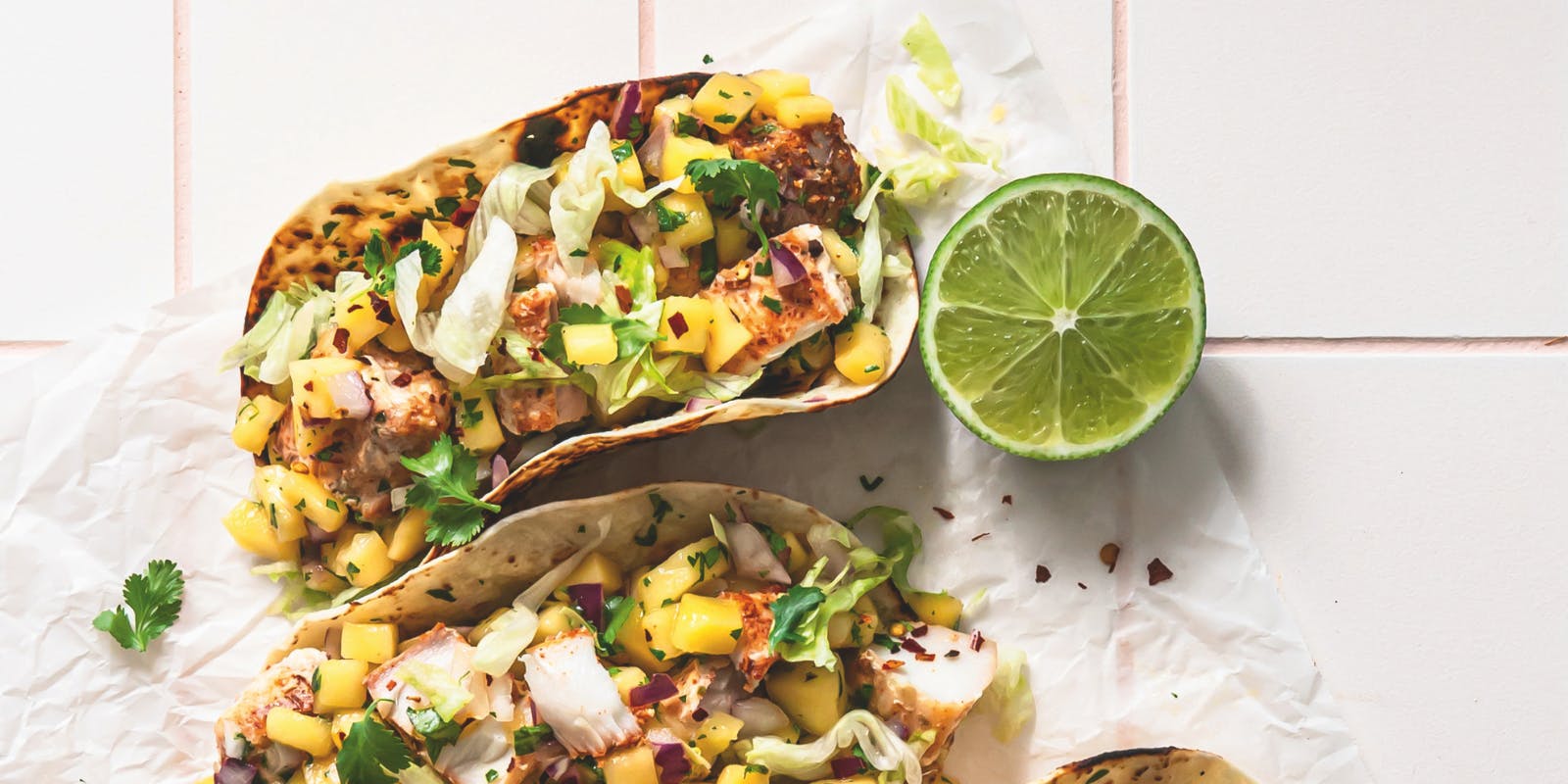Fish Tacos with Mango Salsa