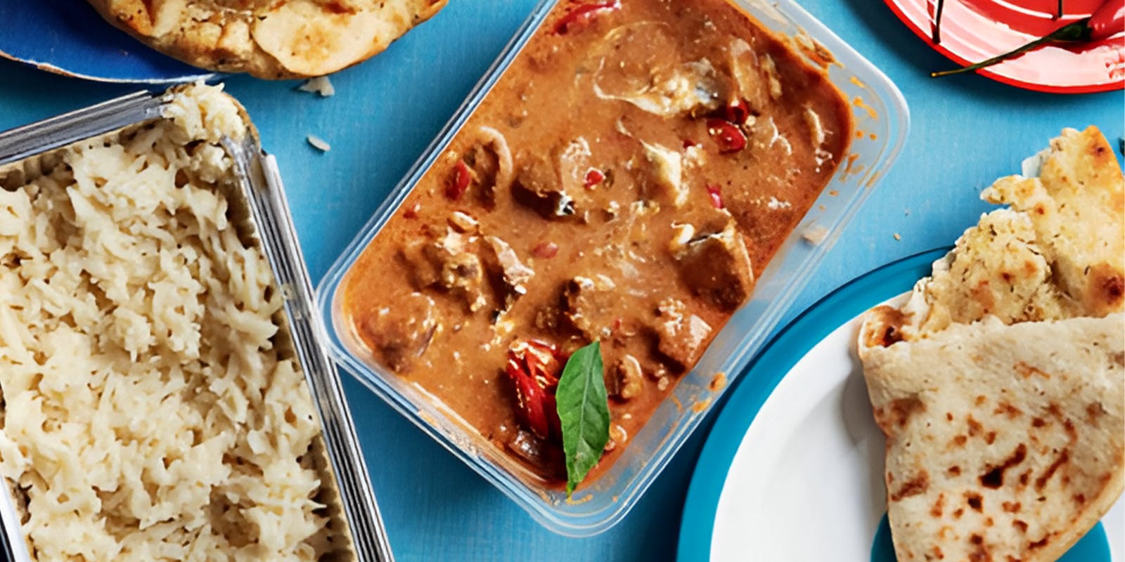 Panang-style beef with coconut rice