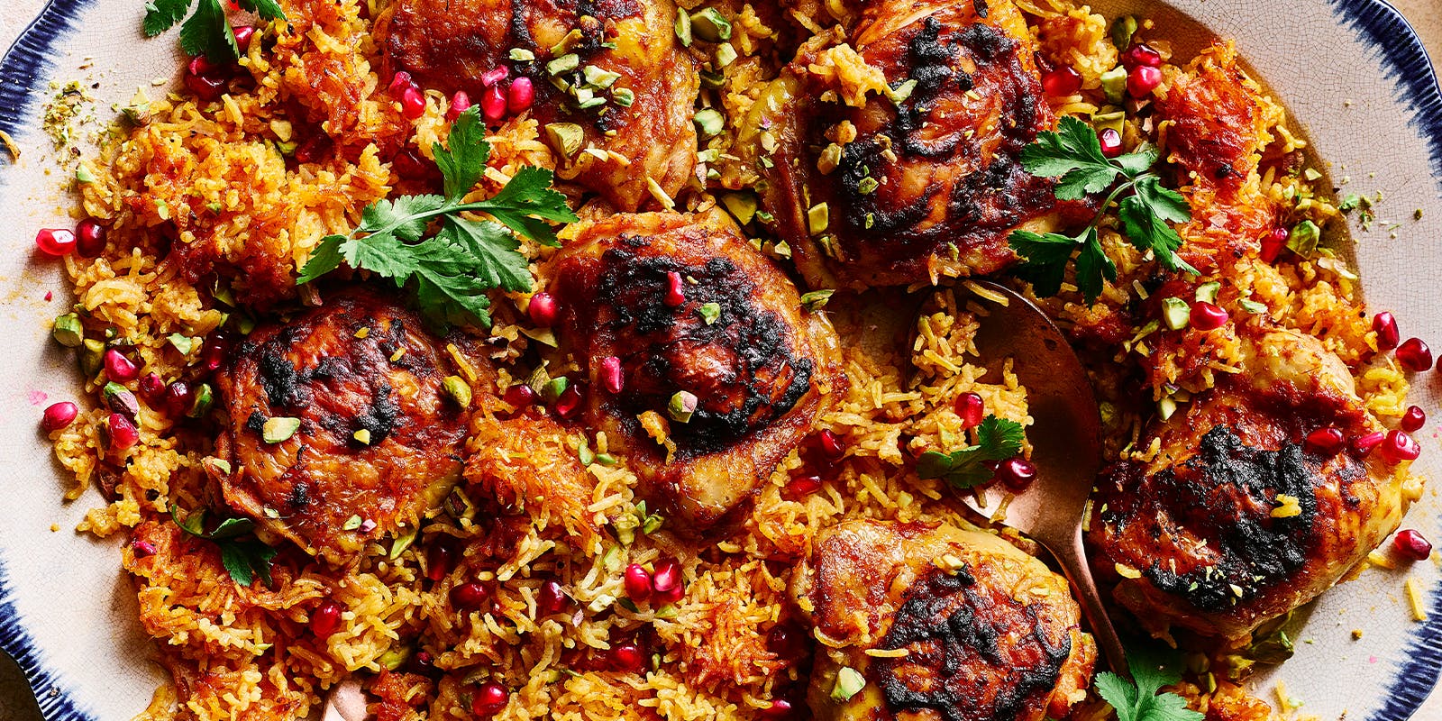 Persian style chicken and rice