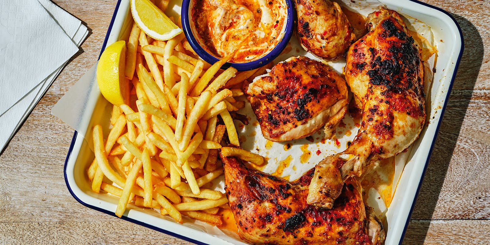 Portuguese Chicken and Fries