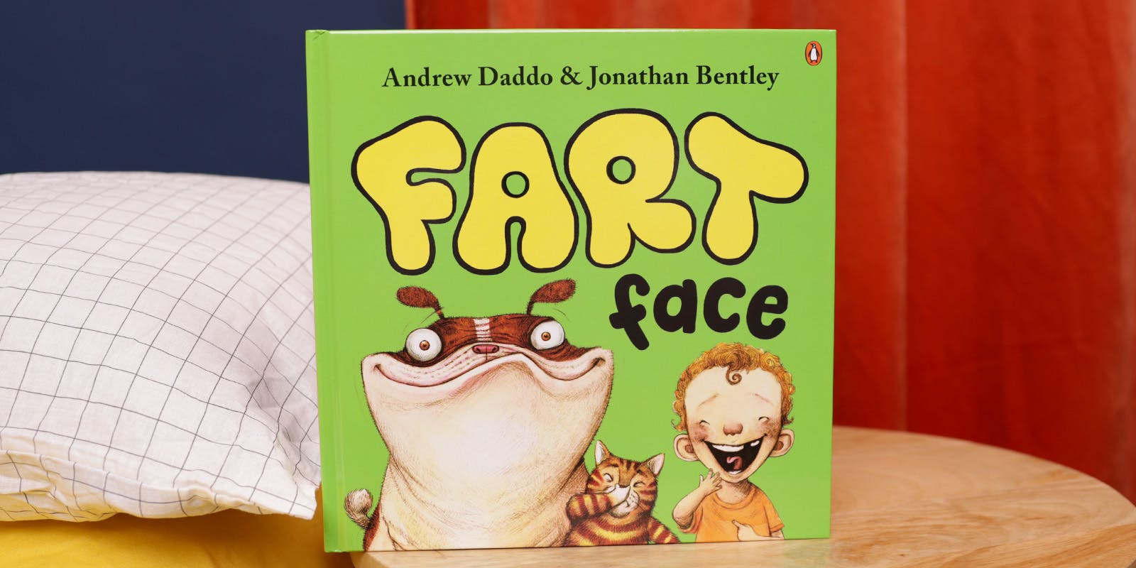 Fart Face by Andrew Daddo & Jonathan Bentley colouring in