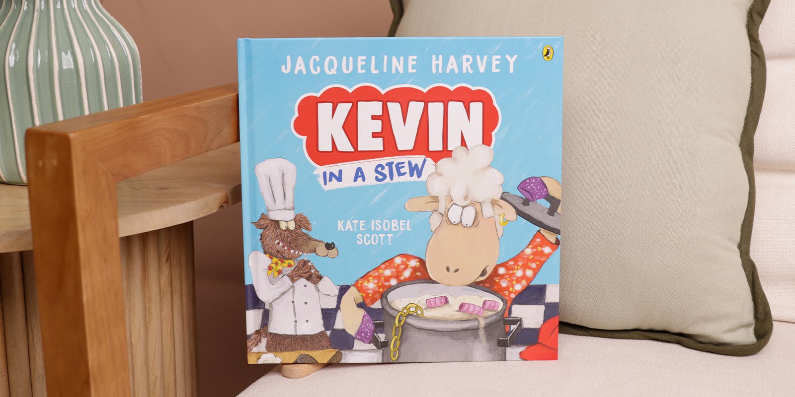 Kevin in a Stew colouring in