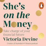 She's on the Money audiobook cover.