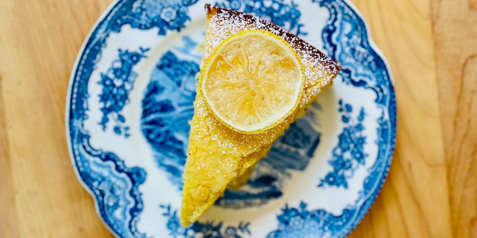 Sicilian Lemon Polenta Pound Cake