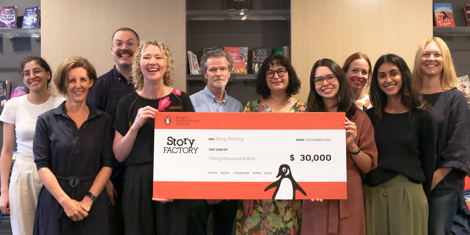 Penguin Random House donates $30,000 to Story Factory in 2022