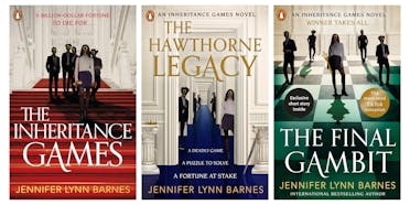 'The Inheritance Games' series by Jennifer Lynn Barnes.