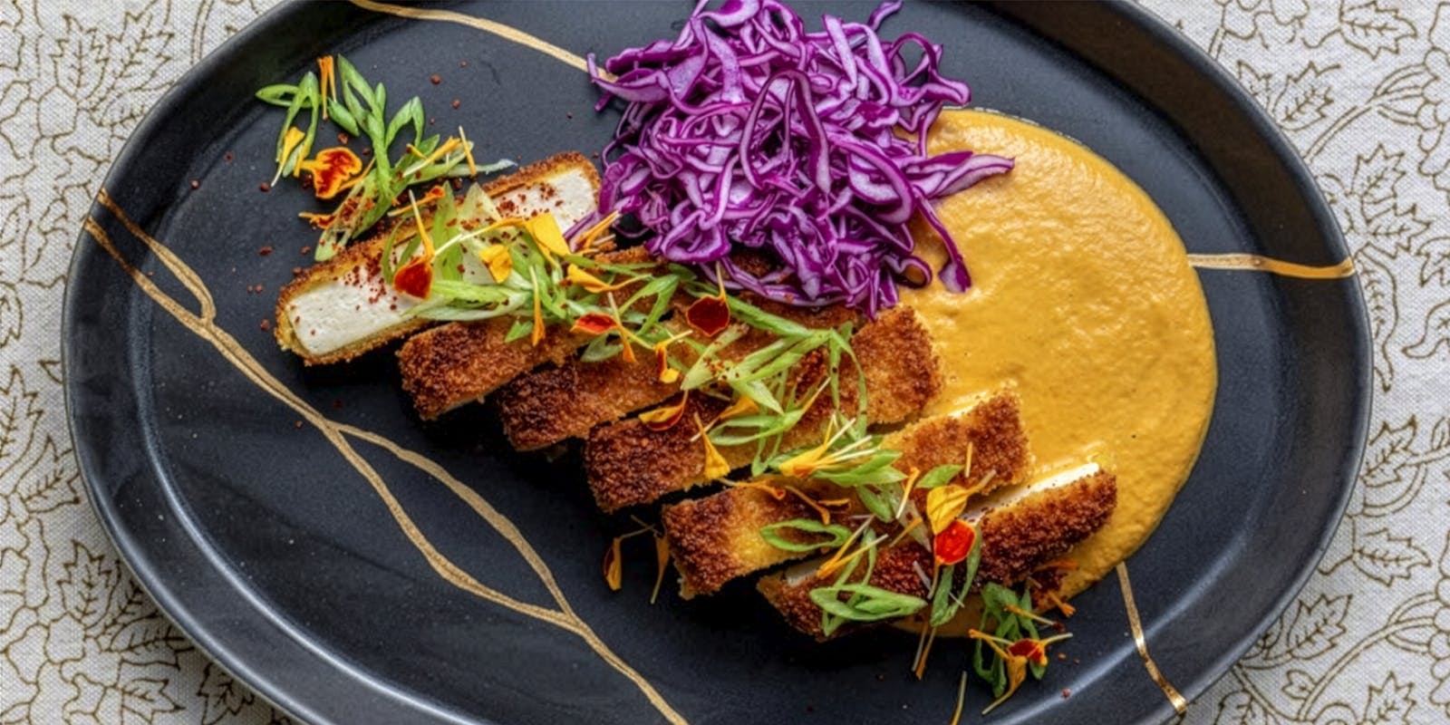 Tofu katsu makhani