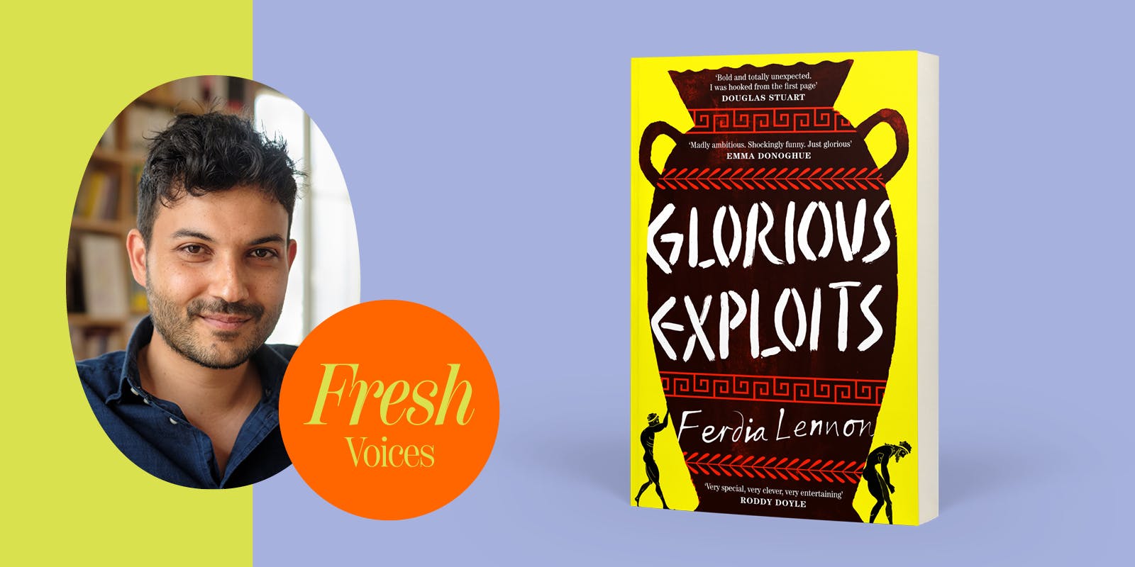 Ferdia Lennon shares the Plutarch passage that inspired Glorious Exploits