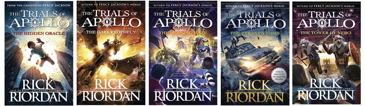 books by rick riordan chronological order