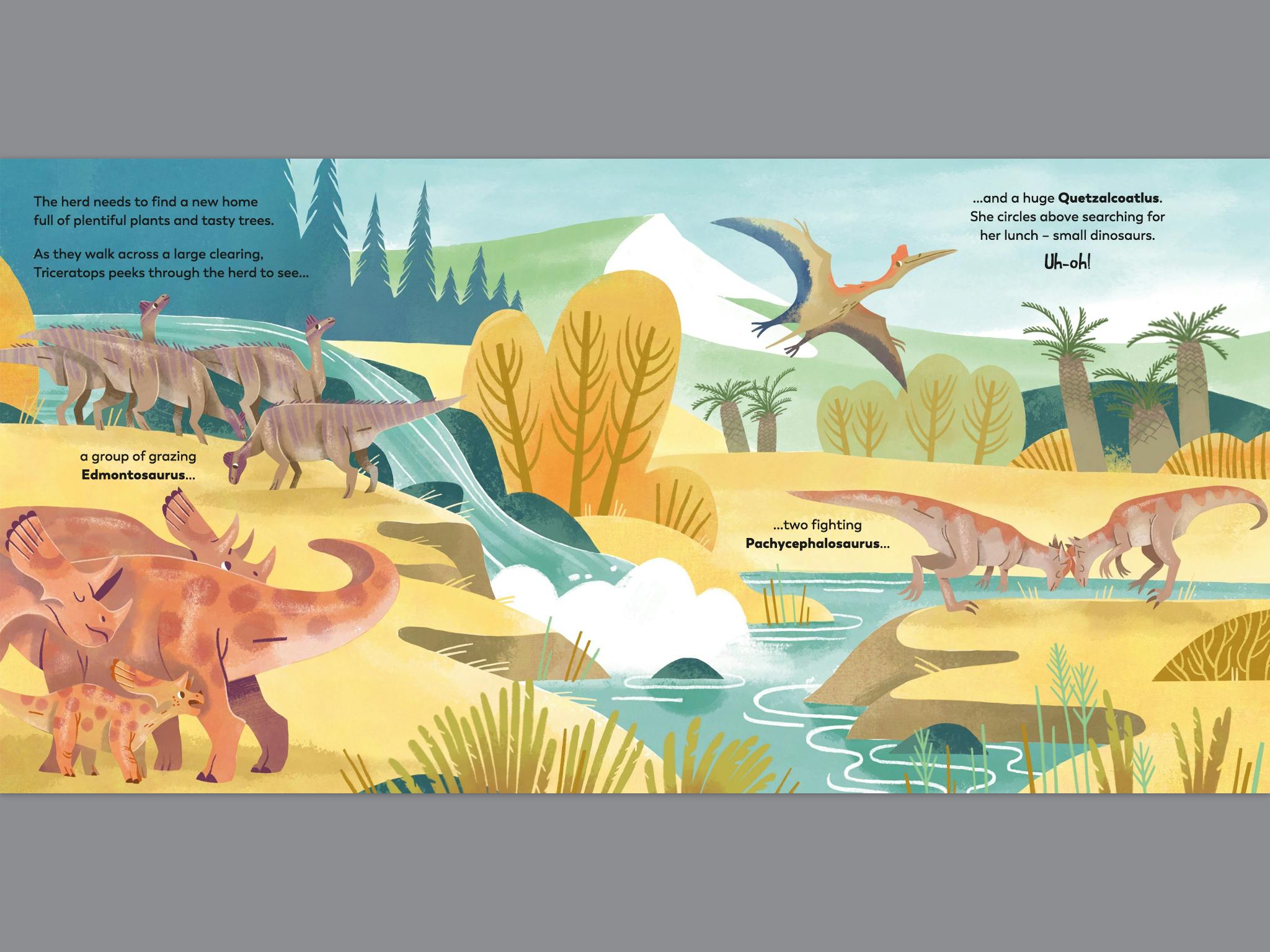 A Dinosaur's Day: Triceratops Follows Its Herd - Penguin Books Australia