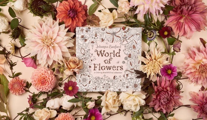 World Of Flowers By Johanna Basford Penguin Books New Zealand